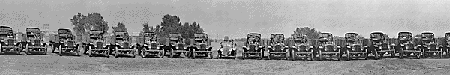"White Trucks in Service at Fort Riley"