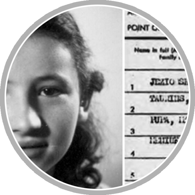 Girl survivor of the Holocaust